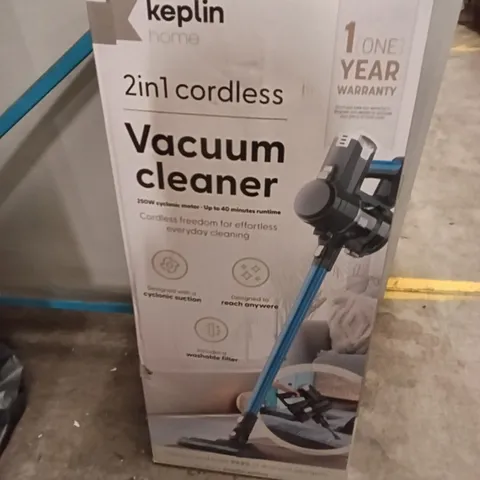 BOXED KEPLIN HOME 2 IN 1 CORDLESS VACUUM CLEANER