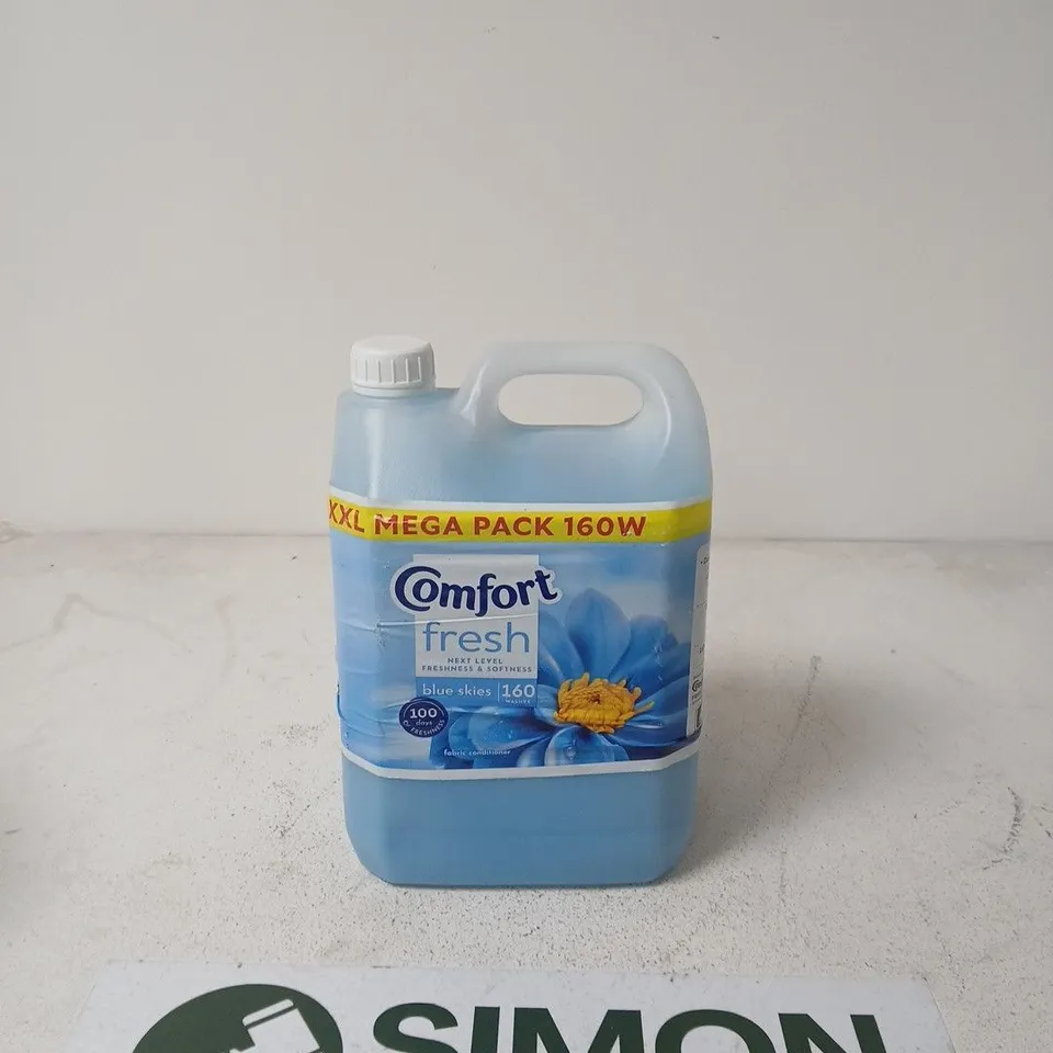 COMFORT FABRIC CONDITIONER – FRESH BLUE SKIES, XXL MEGA PACK 160 WASHES 
