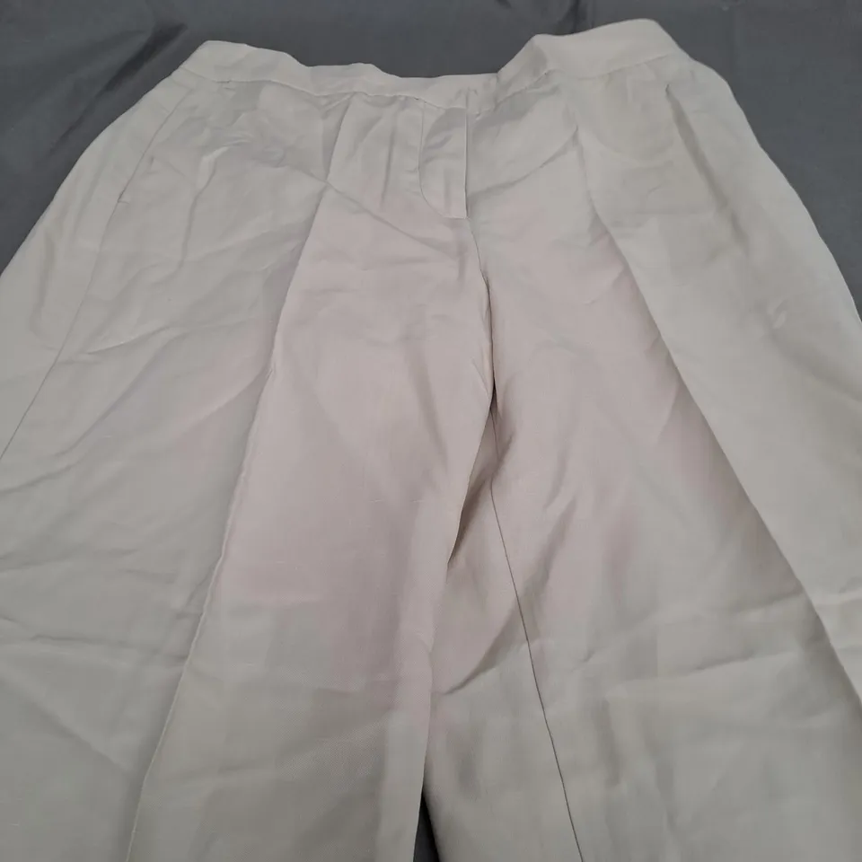 ZARA TAN SMART TROUSERS - EUR SMALL