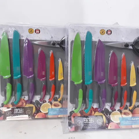 BRAND NEW BOXED TAYLOR EYE WITNESS 9PC CUT AND PREP SET X 2