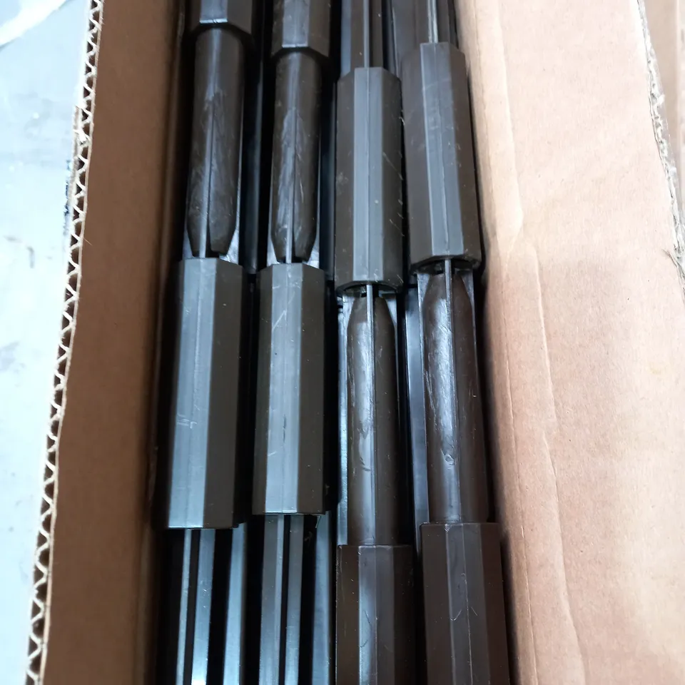 RAISED GARDEN BED SIZE: 120 X 120CM COLOUR: BROWN 4PCS 