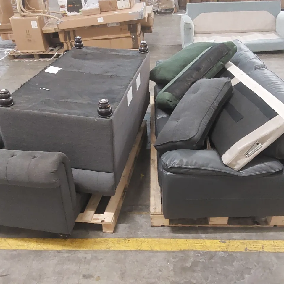 2x PALLETS CONTAINING A LARGE ASSORTMENT OF SOFA PARTS