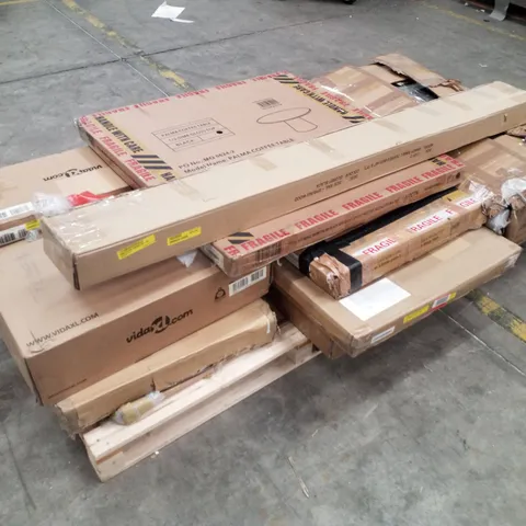 PALLET CONTAINING ASSORTED FLATPACK FURNITURE PARTS 