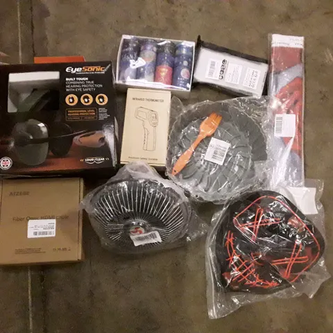 PALLET OF 6 BOXES CONTAINING ASSORTED PRODUCTS INCLUDING INFRARED THERMOMETER, HDMI CABLE, HALLOWEEN MASK, PHONE CASE, CAR FAN, DIY PAINT BY NUMBERS