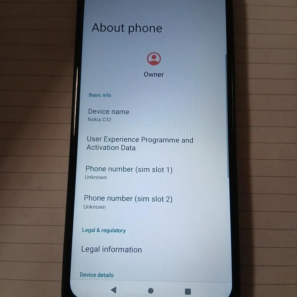 NOKIA C32 SMARTPHONE – BLACK