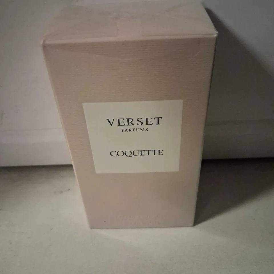BOXED AND SEALED VERSET PARFUMS COQUETTE EAU DE PARFUM 100ML