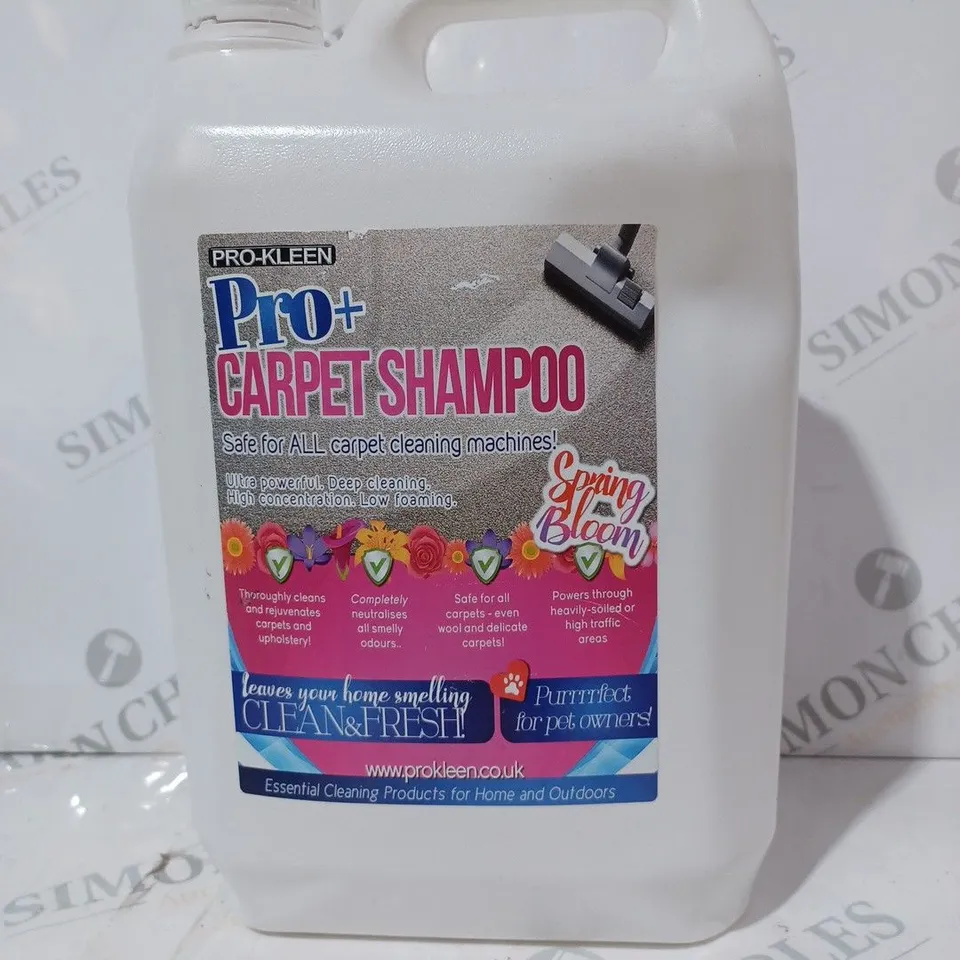 PRO-KLEEN PRO+ SPRING BLOOM CARPET SHAMPOO (5L) - COLLECTION ONLY