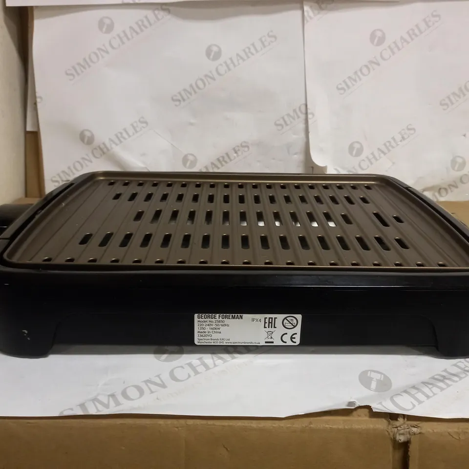 GEORGE FOREMAN SMOKELESS ELECTRIC GRILL