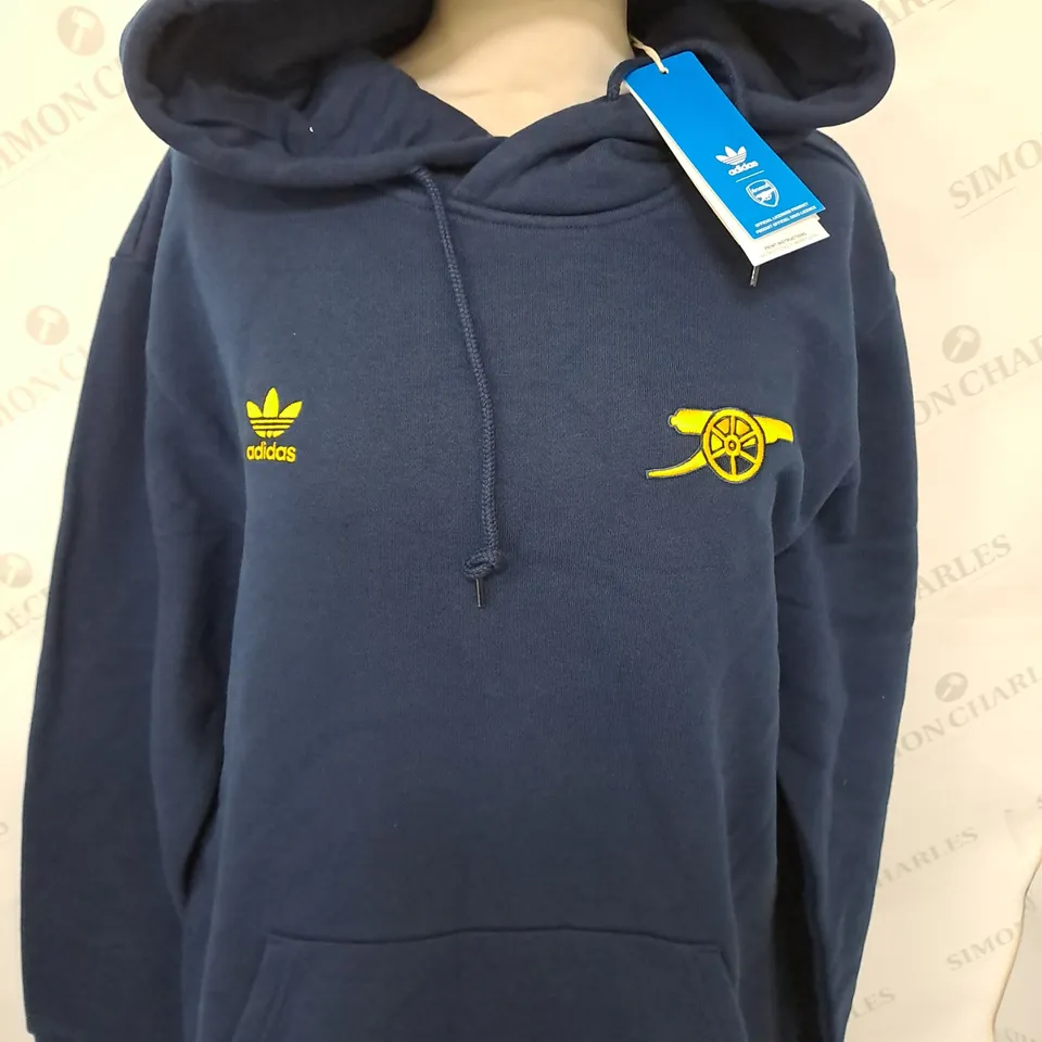 ADIDAS ARSENAL FC CASUAL HOODIE SIZE L