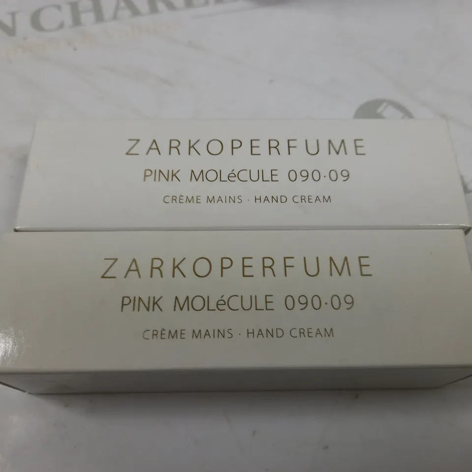 ZARKOPERFUME PINK MOLECULE 090.09 HAND CREAM x2