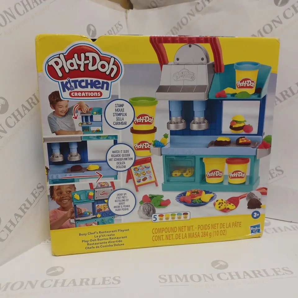 PLAY-DOH KITCHEN CREATIONS BUSY CHEF'S RESTAURANT PLAYSET RRP £24.99