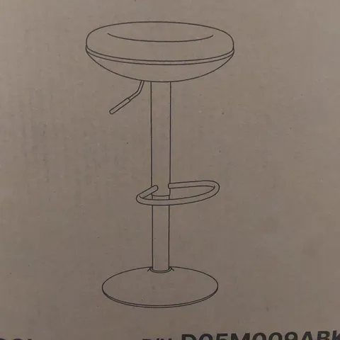 BOXED IWMH BAR STOOL - BLACK 
