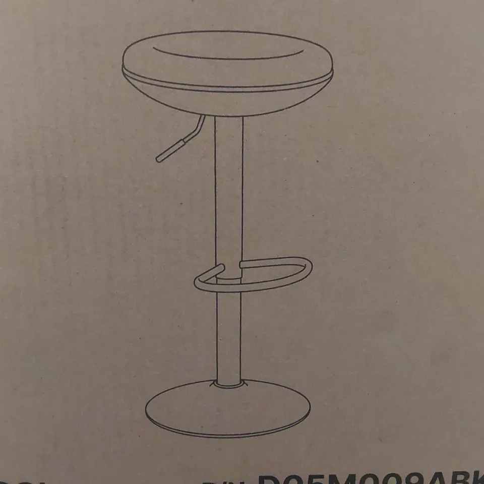 BOXED IWMH BAR STOOL - BLACK 