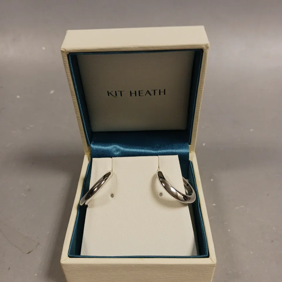 KIT HEATH SILVER HOOP EARRINGS 