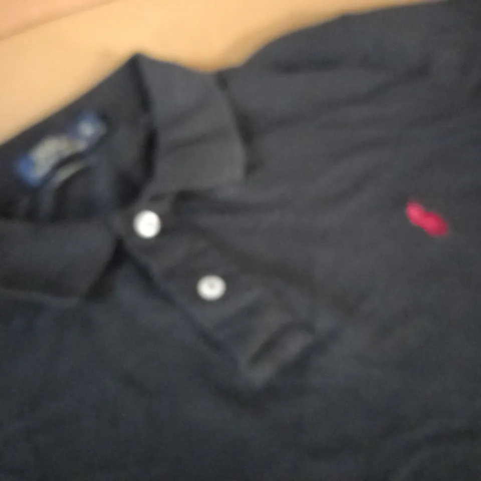 POLO RALPH LAUREN BLACK POLO - XL