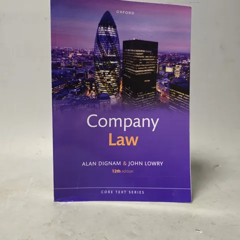COMPANY LAW BY ALAN DIGNAM