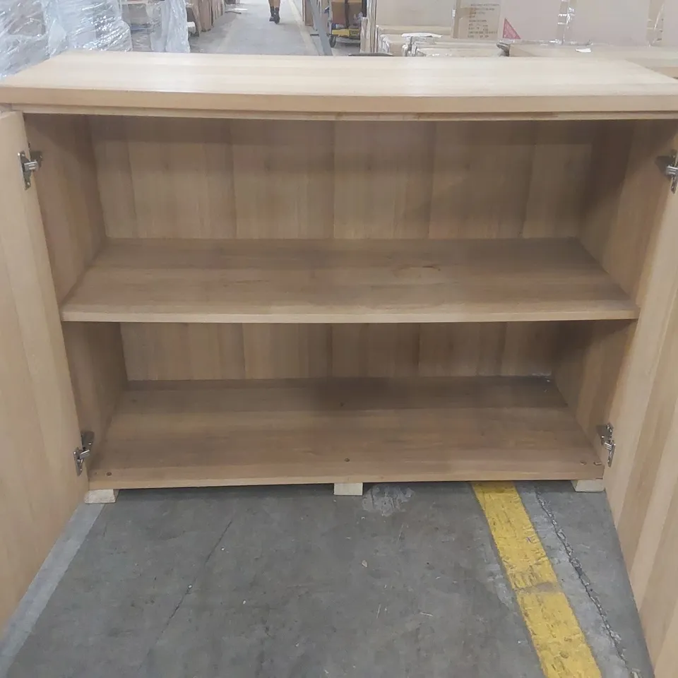 DESIGNER 2 DOOR CUPBOARD IN OAK