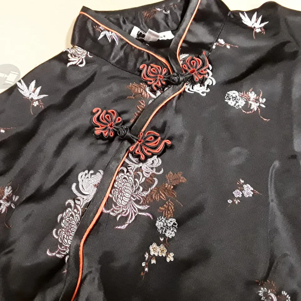 RED LEAF ORIENTAL THEMED DRESS - 12