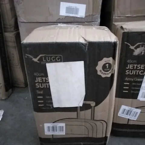 BOXED 40CM JET-SET SUITCASE TEAL