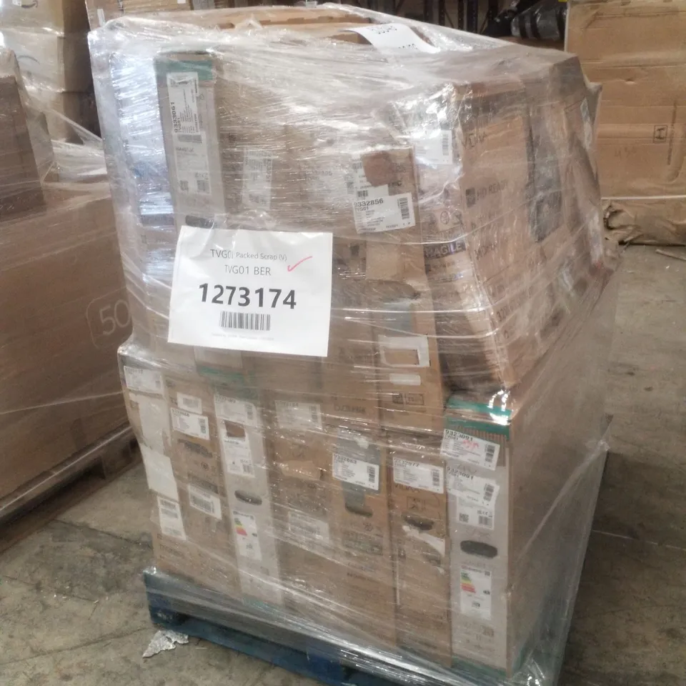 PALLET CONTAINING APPROXIMATELY 16 DAMAGED TVS