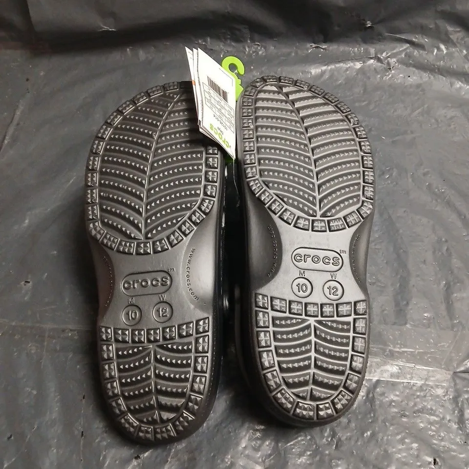 CROCS BLACK SIZE M9 W10