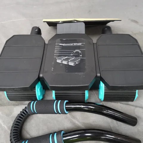 ACCUEILPORT SIX-WHEEL AB ROLLER WITH FOAM-GRIP HANDLES