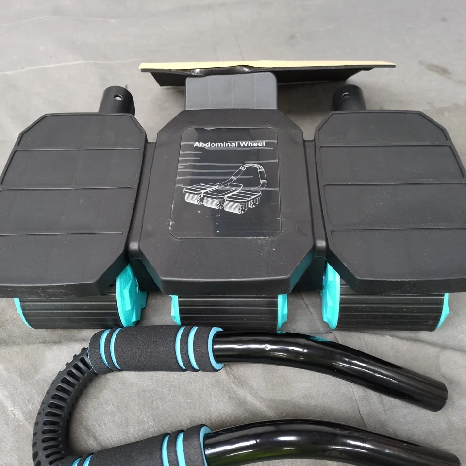 ACCUEILPORT SIX-WHEEL AB ROLLER WITH FOAM-GRIP HANDLES