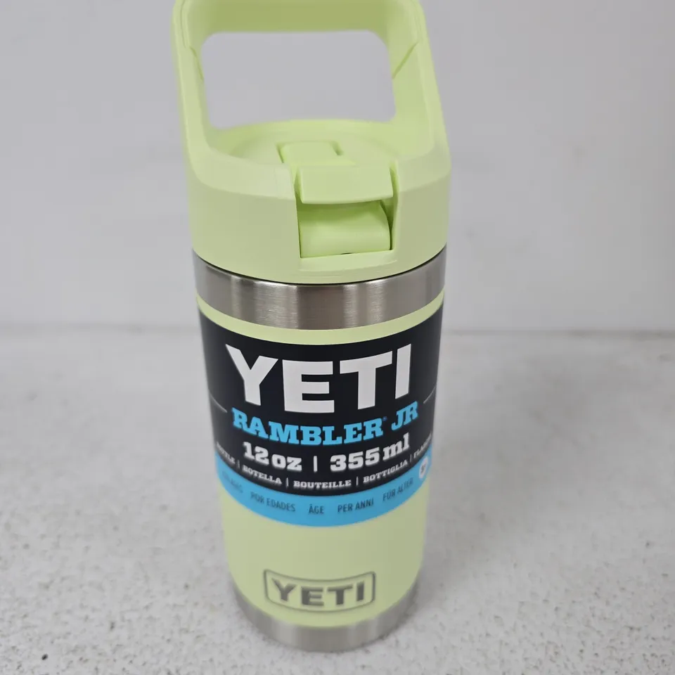 YETI RAMBLER JR BOTTLE 355ML – LIME GREEN WITH HANDLE