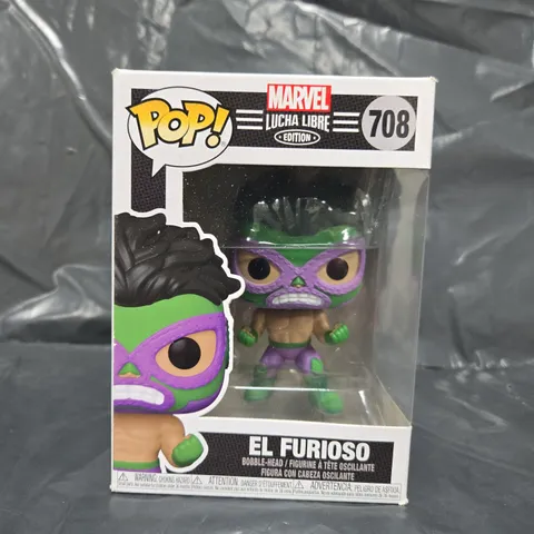 POP! MARVEL LUCHA LIBRE - EL FURIOSO BOBBLE-HEAD - 708