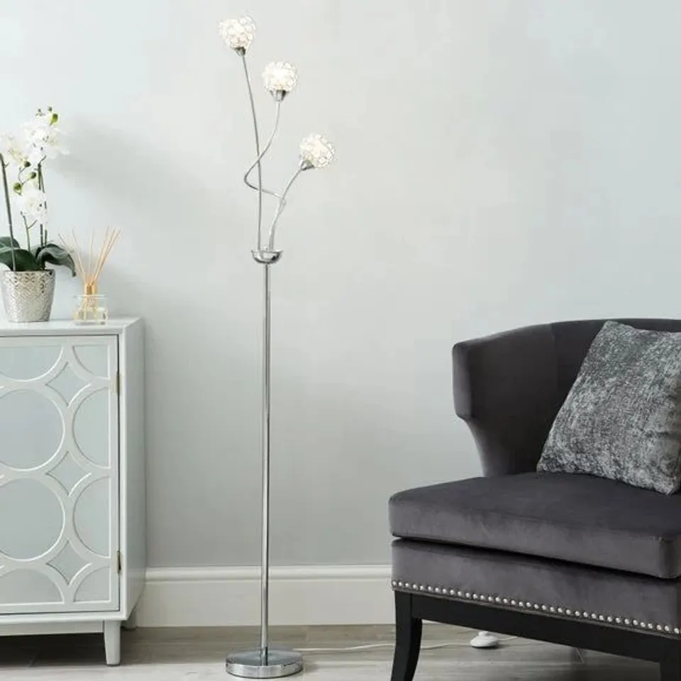 BOXED PORTIA 3 LIGHT FLOOR LAMP