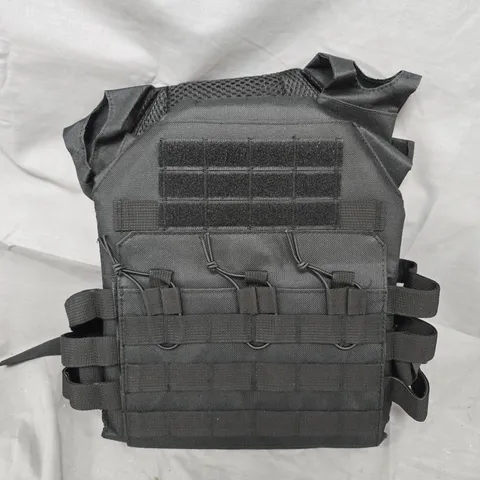 CHILDRENS PROTECTIVE TACTICAL VEST IN BLACK 