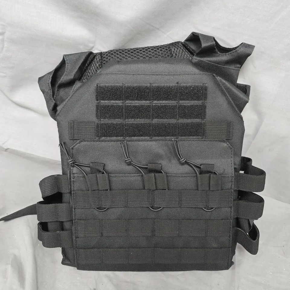 CHILDRENS PROTECTIVE TACTICAL VEST IN BLACK