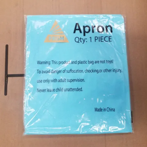 BOX  CONTAINING APPROXIMATELY 250 PRISM LIGHT BLUE PE APRONS (NON-MEDICAL) 