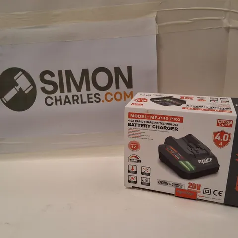 BOXED MELLIF MF-C40 PRO 4.0A RAPID CHARGING TECHNOLOGY BATTERY CHARGER