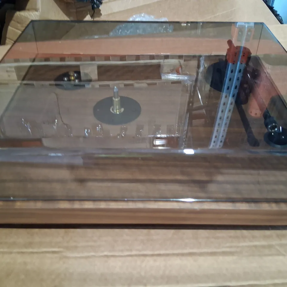 ARGON AUDIO TT3 PLUS WALNUT BUILT-IN PHONO PRE-AMP TURNTABLE