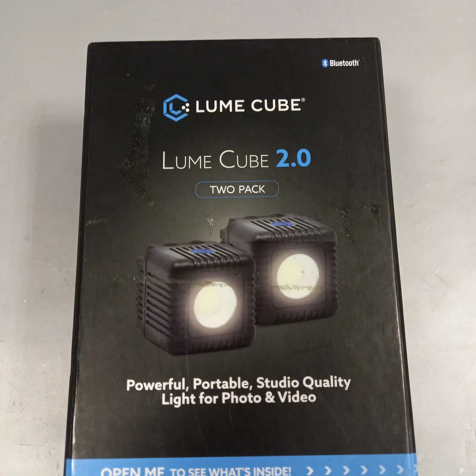 LUME CUBE 2.0 WATERPROOF LED LIGHT 2 PACK