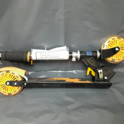 BATMAN FOLDING INLINE SCOOTER WITH LED WHEELS