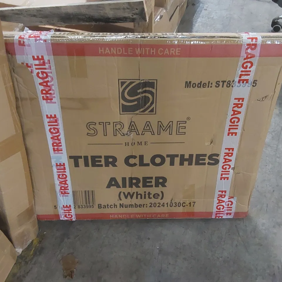 BOXED STRAAME 3 TIER CLOTHES AIRER 