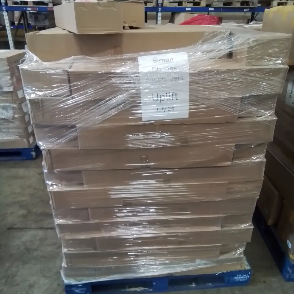 PALLET CONTAINING APPROXIMATELY 60 BOXES OF PINK POM POM STEMS
