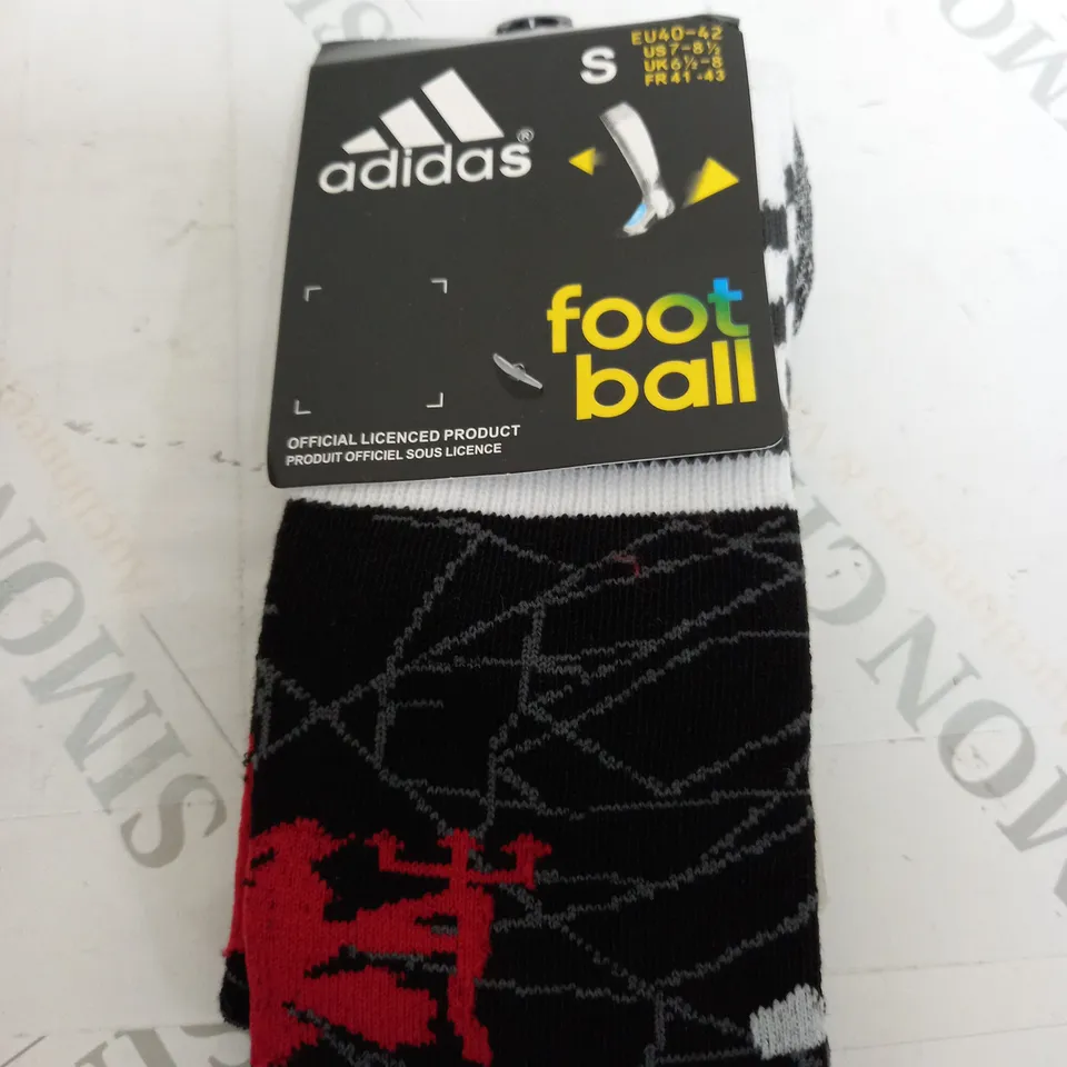 ADIDAS FOOTBALL SOCKS - UK 6 1/2  - 8