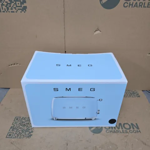 BOXED SMEG 50'S STYLE ELECTRIC TOASTER IN BLACK