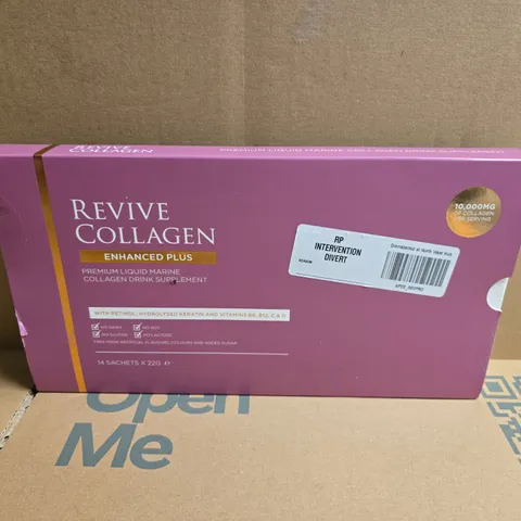 BOXED AND SEALED REVIVE COLLAGEN ENHANCED PLUS (14 SACHETSX22G)