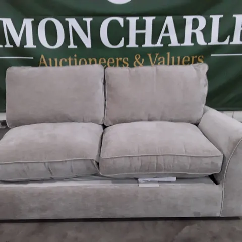 QUALITY DESIGNER SOFA LHF SECTION - NATURAL FABRIC