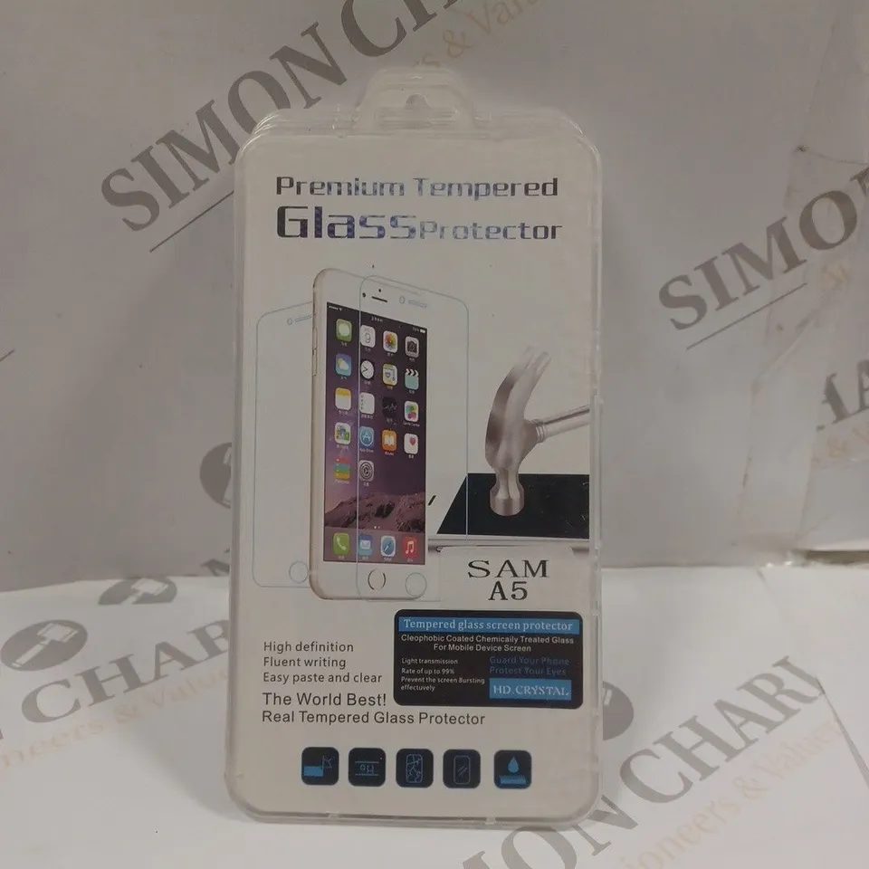 BOX OF 5 TEMPERED GLASS MOBILE SCREEN PROTECTORS