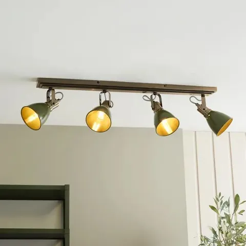 BOXED MILEY INDUSTRIAL 4 LIGHT ADJUSTABLE SPOTLIGHT BAR