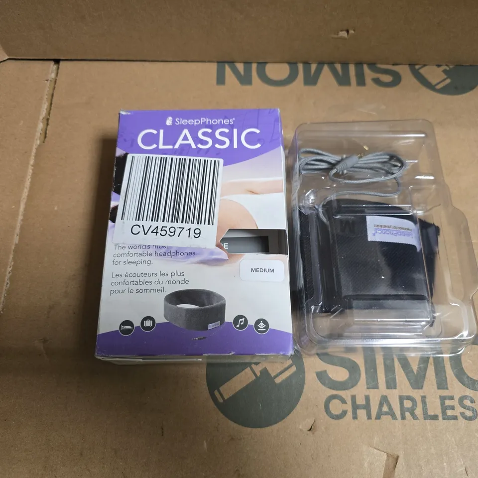 BOXED SLEEPPHONES CLASSIC (MEDIUM BLACK)