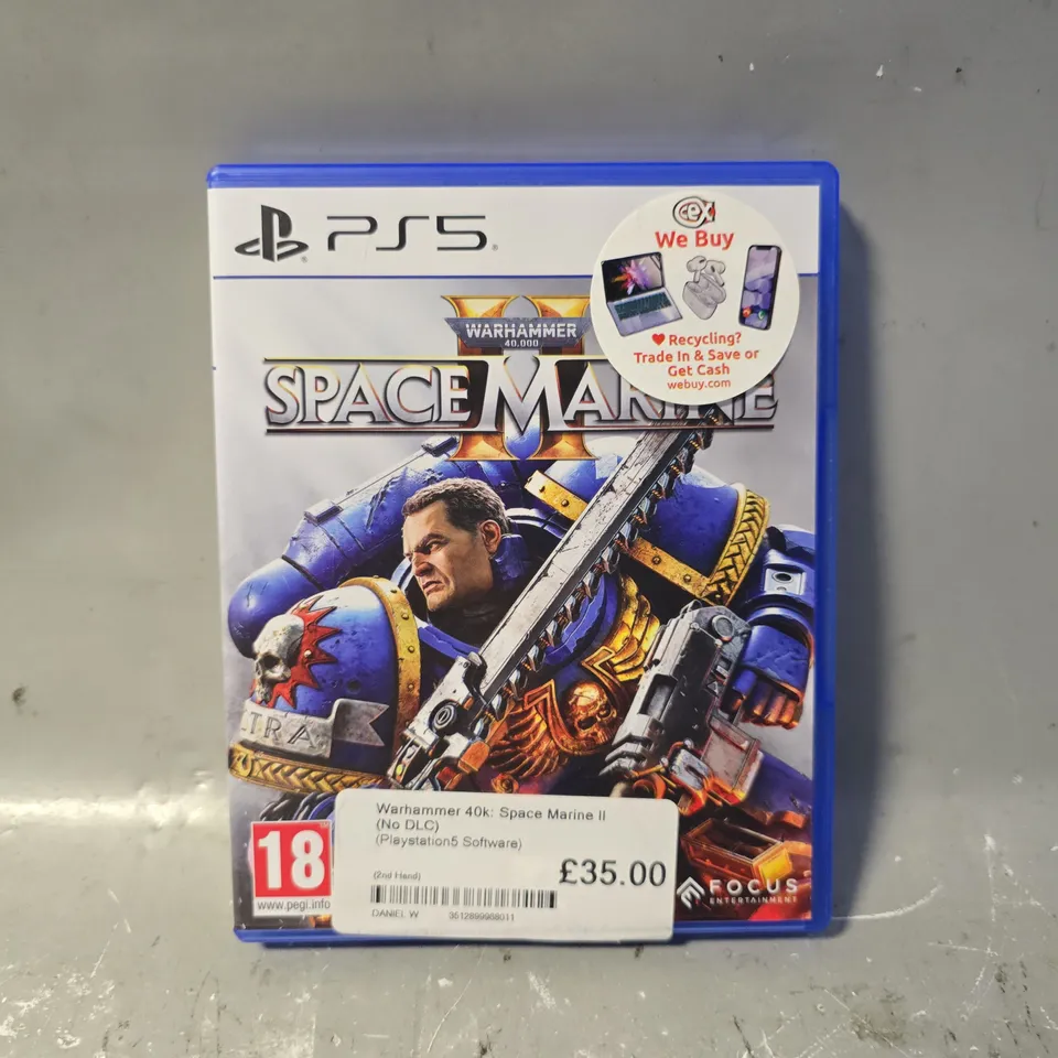 PLAYSTATION 5 WARHAMMER 40K SPACE MARINE II NO DLC 