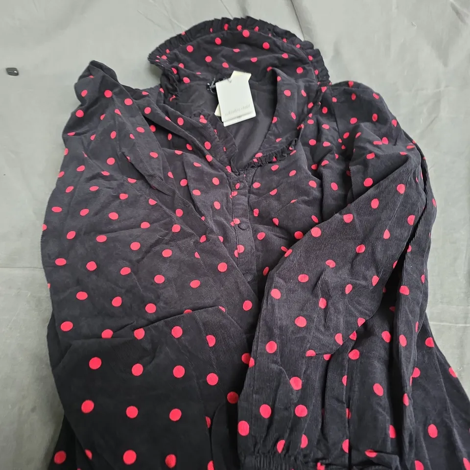 NOBODY'S CHILD EMMA MINI DRESS SPOT – UK 18 