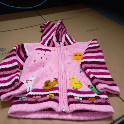 URPINTER HAND MADE CHILDRENS CARDIGAN - SIZE UNKNOWN