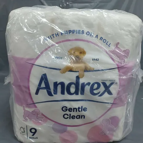 5 PACKS OF 9 ROLL ANDREX GENTLE CLEAN 